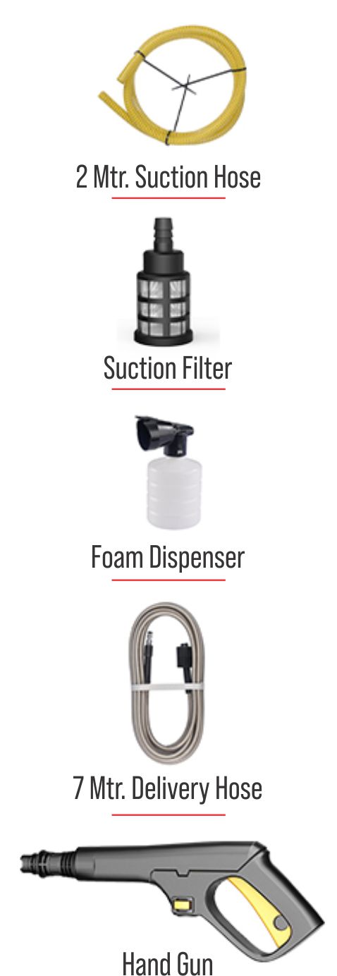 Horizontal Pressure Washer Accessories